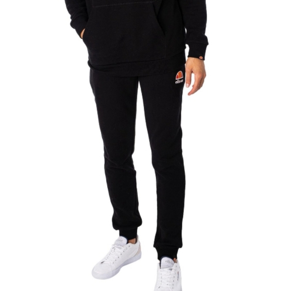 Ellesse NWT Mens Ovest Jogger‎ Pant Fleece Tapered Leg Stretch Sweats Black XXL